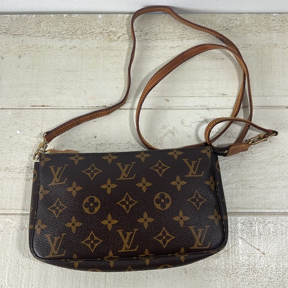 Louis Vuitton Pouch Bag Pochette Monogram - Picture 1 of 16